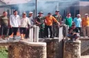 Kegiatan normalisasi DAM Pettesan bersama unsur Muspika, organisasi kemasyarakatan, pemerintah desa, dan warga di Kecamatan Sepulu, Bangkalan, Sabtu (17/10/2026). (Dok. Ho/RadarBangsa.co.id)