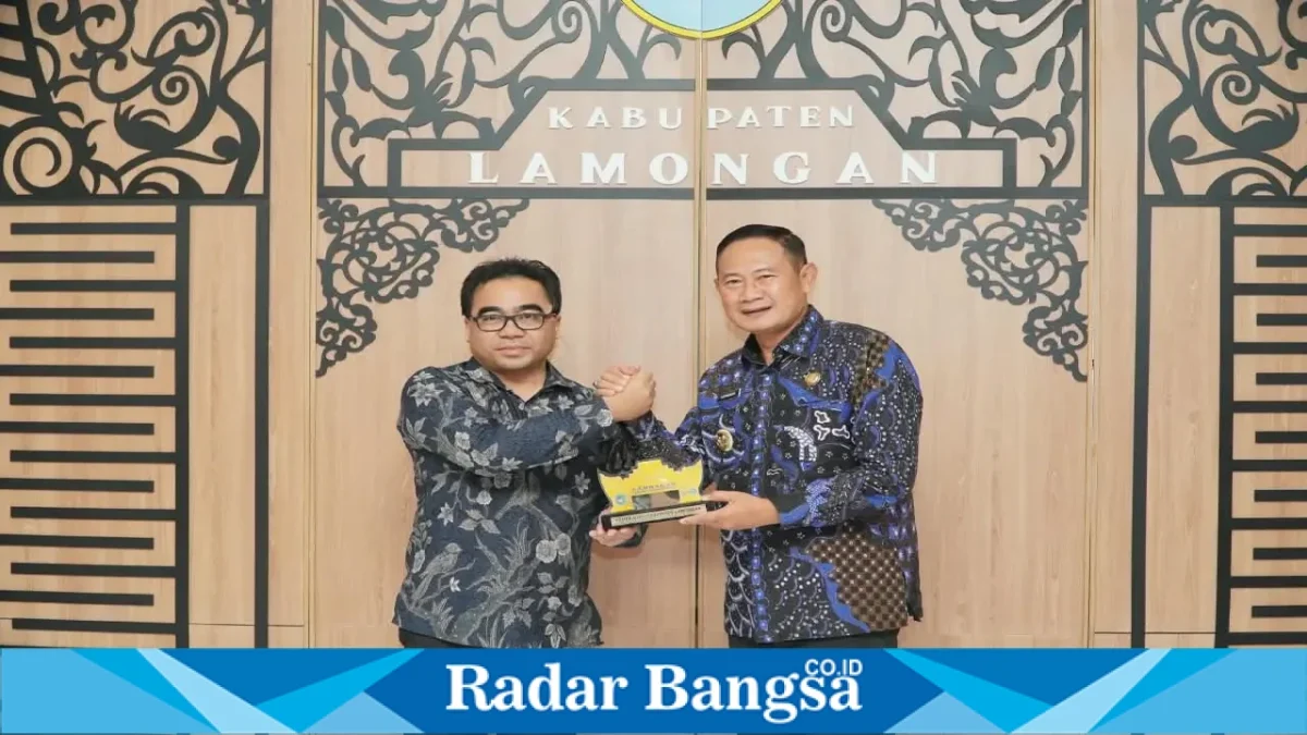 Koordinasi Ombudsman RI dan Pemkab Lamongan terkait evaluasi penilaian maladministrasi penyelenggaraan pelayanan publik 2026. Jumat, 23 Oktober 2026 (Foto: Dok. Ho/Pemkab Lamongan/RadarBangsa.co.id).