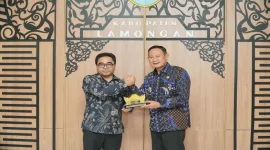 Koordinasi Ombudsman RI dan Pemkab Lamongan terkait evaluasi penilaian maladministrasi penyelenggaraan pelayanan publik 2026. Jumat, 23 Oktober 2026 (Foto: Dok. Ho/Pemkab Lamongan/RadarBangsa.co.id).