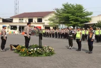 Apel gelar pasukan menandai dimulainya Operasi Patuh Candi 2026 di Mapolrestabes Semarang, Senin (26/10/2026). (Foto Ho/RadarBangsa.co.id).
