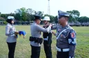 Apel Gelar Pasukan Operasi Patuh Rinjani 2026 di Lapangan Gajah Mada Ampenan, Mataram, Senin (26/10/2026). (Dok. Ho/Polda NTB/RadarBangsa.co.id).