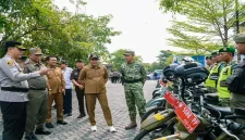 Apel Gelar Pasukan Operasi Patuh Semeru 2026 di Mapolresta Sidoarjo, Senin (26/10/2026). (Dok. Ho/Polresta Sidoarjo/RadarBangsa.co.id).