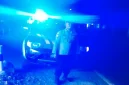 Personel Polsek Tikung melaksanakan patroli Blue Light di sejumlah jalur strategis wilayah Kecamatan Tikung, Lamongan, Jumat (9/10/2026) malam. (Dok. Ho/RadarBangsa.co.id)