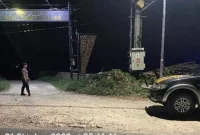 Polisi melakukan patroli blue light di kawasan SP 3 Tamanprijek, Kamis (1/10/2026) dini hari. (Dok. Ho/RadarBangsa.co.id)