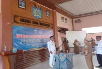 Proses pelantikan Fauzi sebagai Kepala Dusun (Kasun) Putatlor di Desa Putatkumpul, Kecamatan Turi, Kabupaten Lamongan, Selasa (6/10/2026).