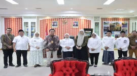 Wakil Bupati Malang Lathifah Shohib menerima kunjungan jajaran Bank UMKM Jatim untuk membahas penguatan sinergi pengembangan UMKM dan IKM. (Dok. Ho/Pemkab Malang/RadarBangsa.co.id).