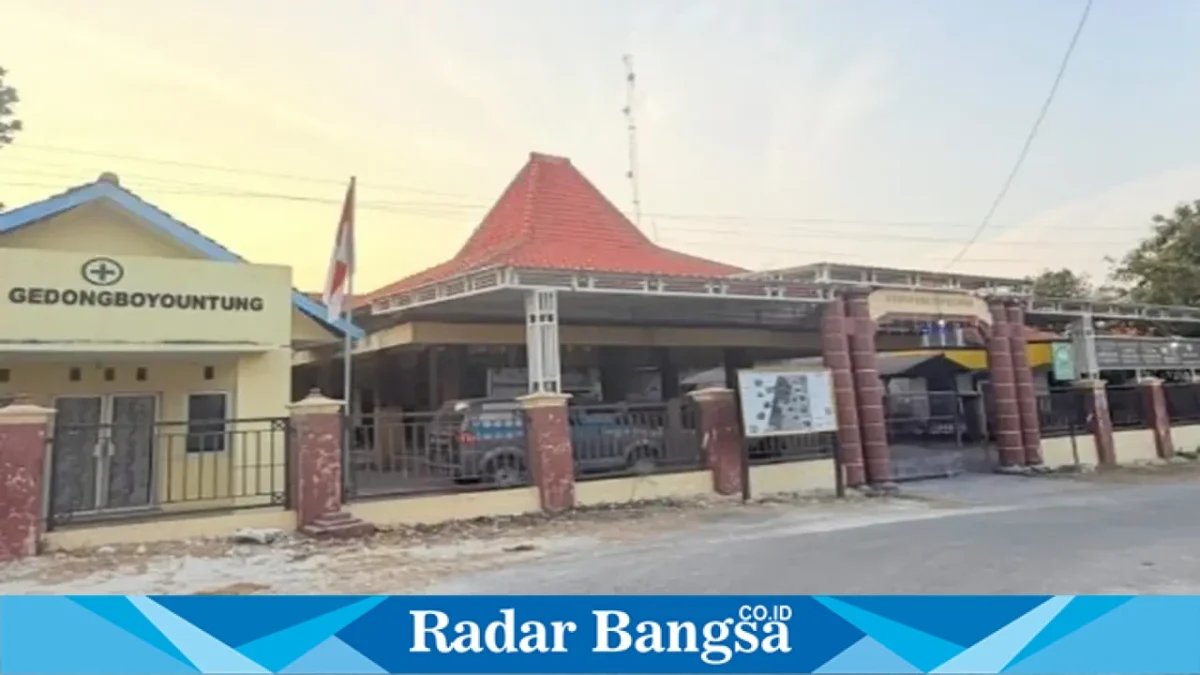 Kantor Desa Gedongboyountung, Kecamatan Turi, Kabupaten Lamongan. (Dok. RadarBangsa.co.id)