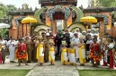 Peresmian Purana Tembaga dalam rangkaian upacara Njejer Piodalan dan Pasupati Purana di Pura Kerta Bhuwana Giri Wilis, Nganjuk, Senin, 26 Oktober 2026. (Dok. Ho/RadarBangsa.co.id)                                                                                            