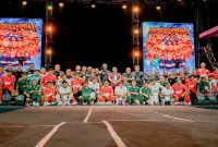 Peluncuran skuad dan jersey Persekabpas dalam Persekabpas Fest 2026 di Taman Candra Wilwatikta, Pandaan. (Dok. Ho/Persekabpas/RadarBangsa.co.id).