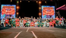 Peluncuran skuad dan jersey Persekabpas dalam Persekabpas Fest 2026 di Taman Candra Wilwatikta, Pandaan. (Dok. Ho/Persekabpas/RadarBangsa.co.id).