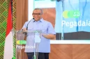 Wakil Menteri Ketenagakerjaan Afriansyah Noor menyampaikan penegasan mengenai sertifikasi kompetensi pekerja BUMN dalam Forum Komunikasi LSP P2 BUMN Summit 2026 di Jakarta, Kamis (15/10/2026). (Dok. Ho/RadarBangsa.co.id)