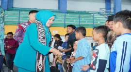 Kegiatan TP PKK Kabupaten Lamongan dalam mendukung penurunan stunting dan peningkatan kualitas keluarga melalui program Klunting. 