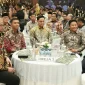 Bupati Sidoarjo H. Subandi menghadiri acara kenal pamit Kapolresta Sidoarjo di Gedung Serba Guna Polresta Sidoarjo, Minggu malam (18/10/2026). (Dok. Ho/RadarBangsa.co.id)