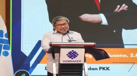 Direktur Jenderal Pembinaan Penempatan Tenaga Kerja dan Perluasan Kesempatan Kerja Kemnaker, Sugeng Heri Suseno. (Dok. Ho/RadarBangsa.co.id)