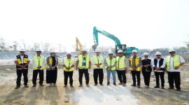 Pembangunan TPST Dadapan di Kecamatan Solokuro, Kabupaten Lamongan. (Dok. Ho/RadarBangsa.co.id)