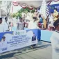 Wakil Bupati Sampang H. Ahmad Mahfudz melepas Kirab Pawai Ta’aruf MTQ ke-32 Kabupaten Sampang, Senin (19/10/2026). (Dok. Ho/RadarBangsa.co.id)