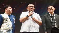 Wakil Menteri Ketenagakerjaan Afriansyah Noor saat membuka Permanent Make Up Indonesia Festival 2026 di PIK 2, Tangerang, Rabu (21/10/2026). (Dok. Ho/RadarBangsa.co.id)