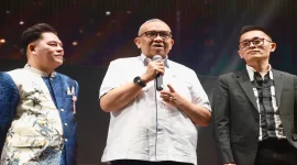 Wakil Menteri Ketenagakerjaan Afriansyah Noor saat membuka Permanent Make Up Indonesia Festival 2026 di PIK 2, Tangerang, Rabu (21/10/2026). (Dok. Ho/RadarBangsa.co.id)